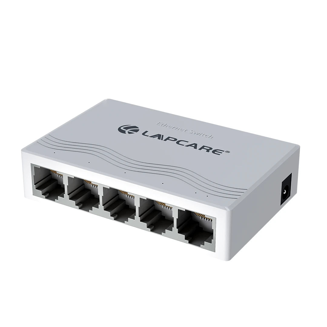Laplink 5 port Desktop Ethernet Switch - White(LSW-156)