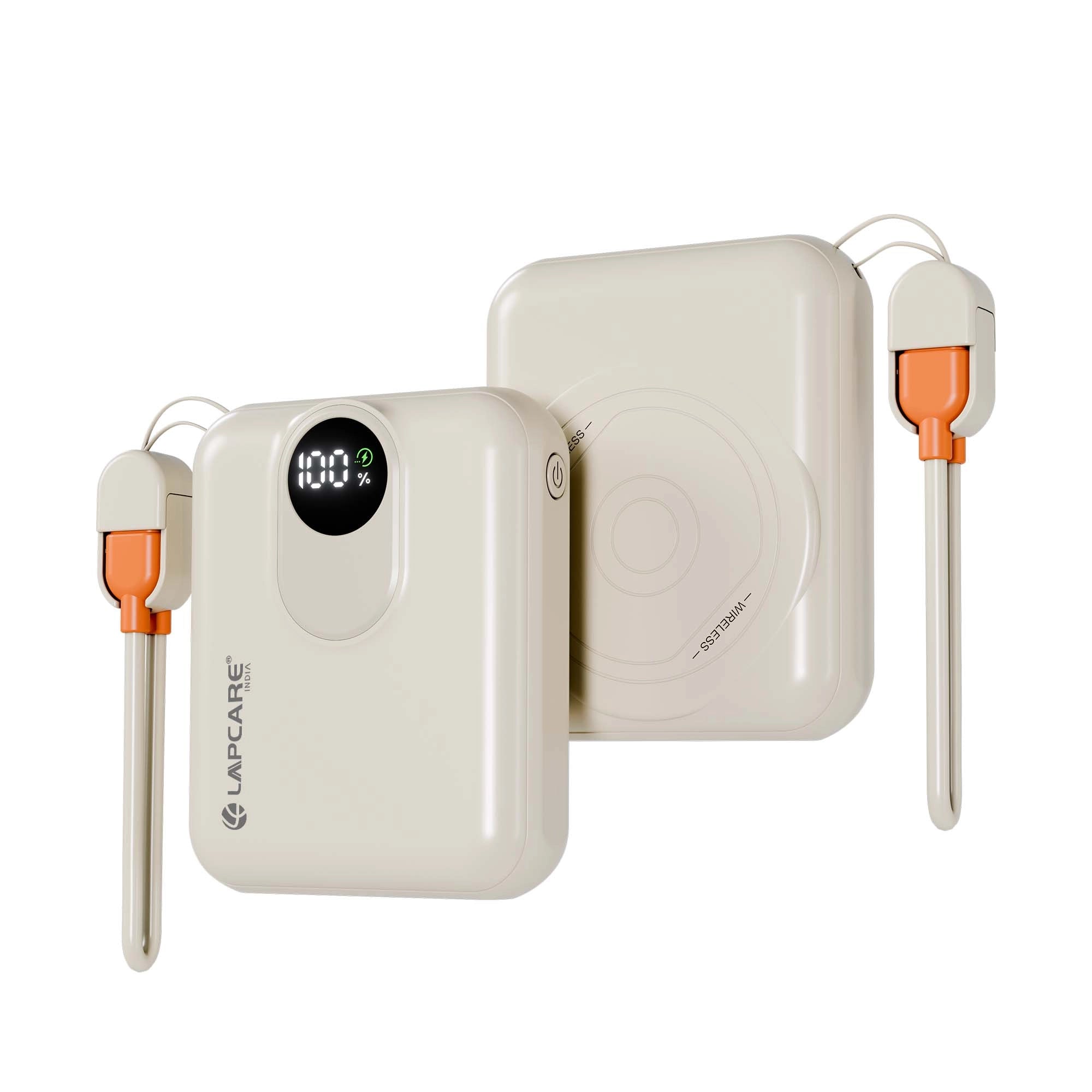 Life 10000mAh Pocket Power Bank With 15W MagSafe Charging & Type C , Lightning cable (LOX-230)