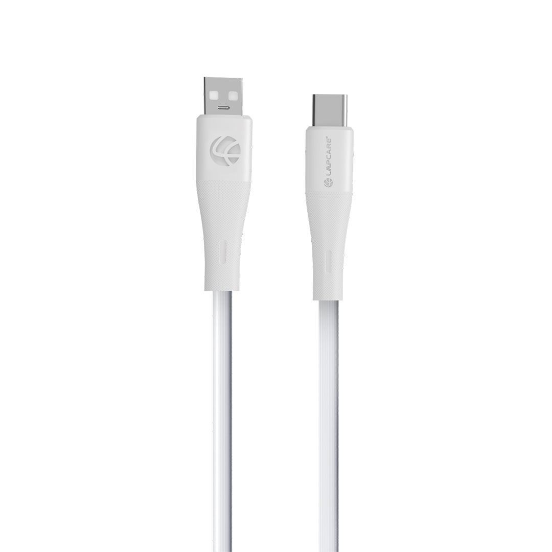 HOOK 60W USB to Type-C Fast Charging Durable PVC 1 Meter Cable- White (LTC-720)