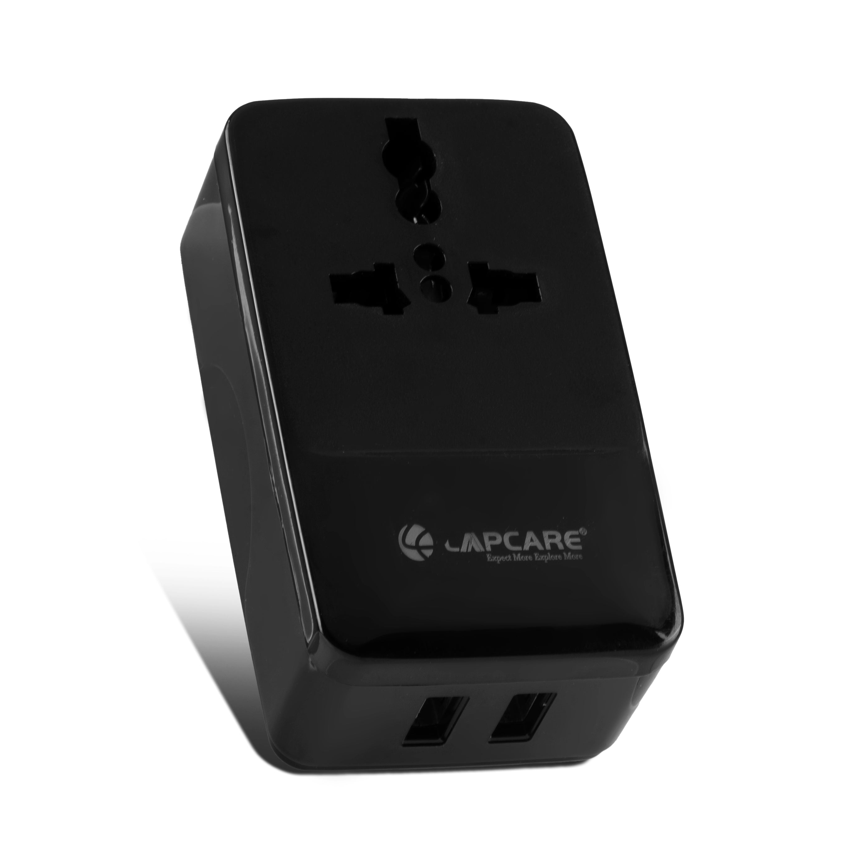 Lapcare Multiport Travel Charger Black (LAPEX-012)