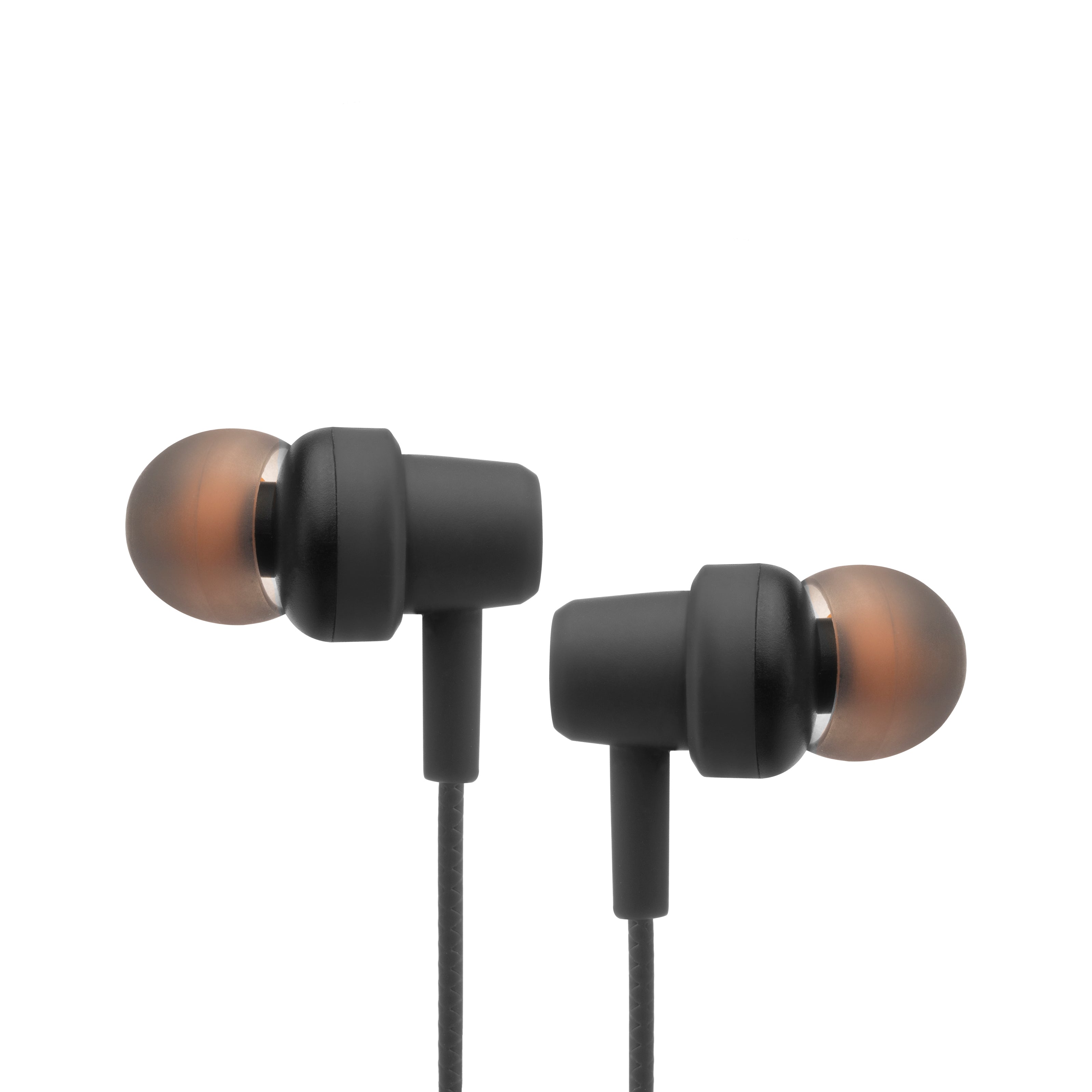 WOOBUDS VII wired Earbuds with inbuilt MIC- Black (LBD-909)