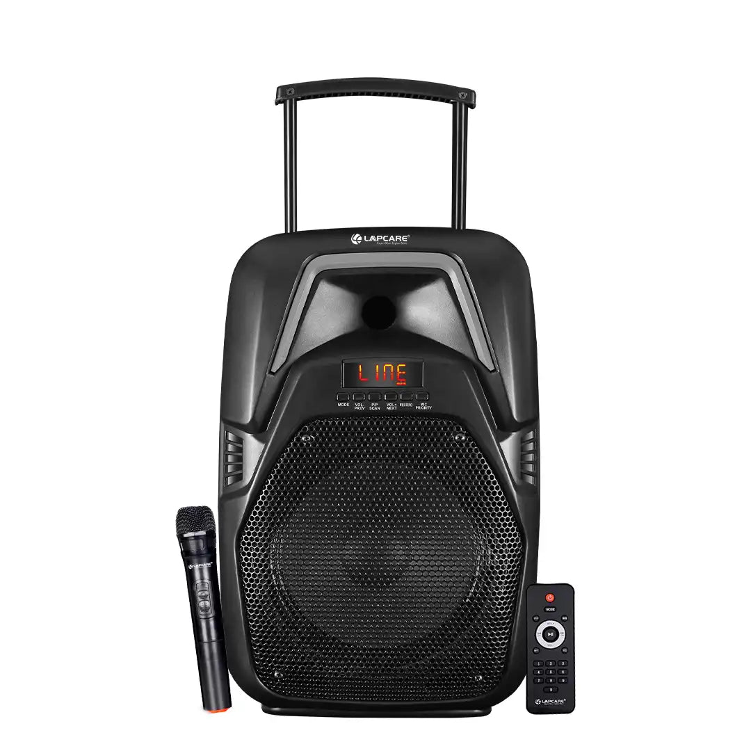 LAPSONIC IV 40W Portable Trolley Speaker with Wireless Mic (LTS-612) - Main Image