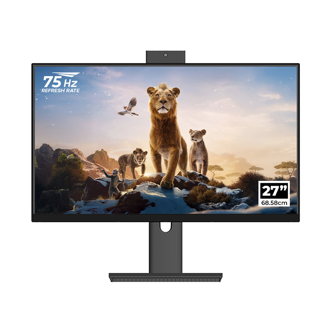 LM27GMW 27" (68.58 cm) LED Monitor with Inbuilt 2MP camera