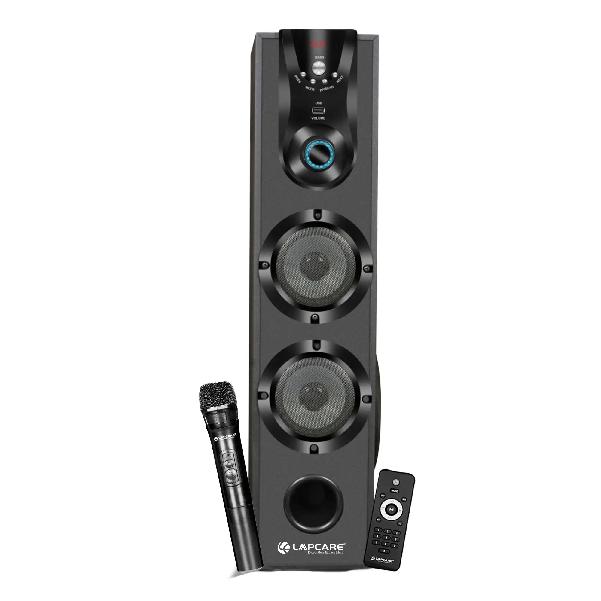 Dhamaka 50W Tower Speakers with Wireless Mic (LTS-603)