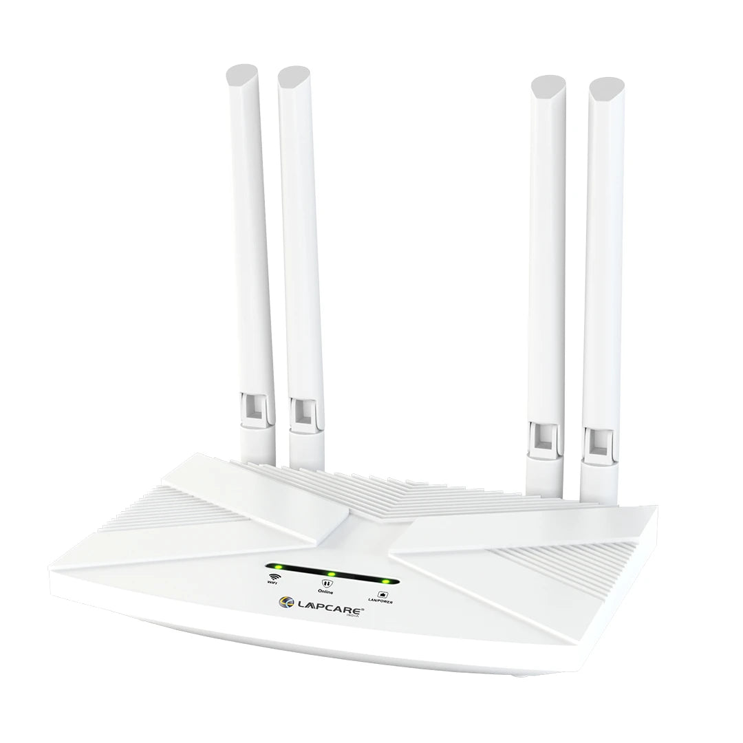 Lapcare 4G SIM 4 Antena Wi-fi 6 Router (W666)
