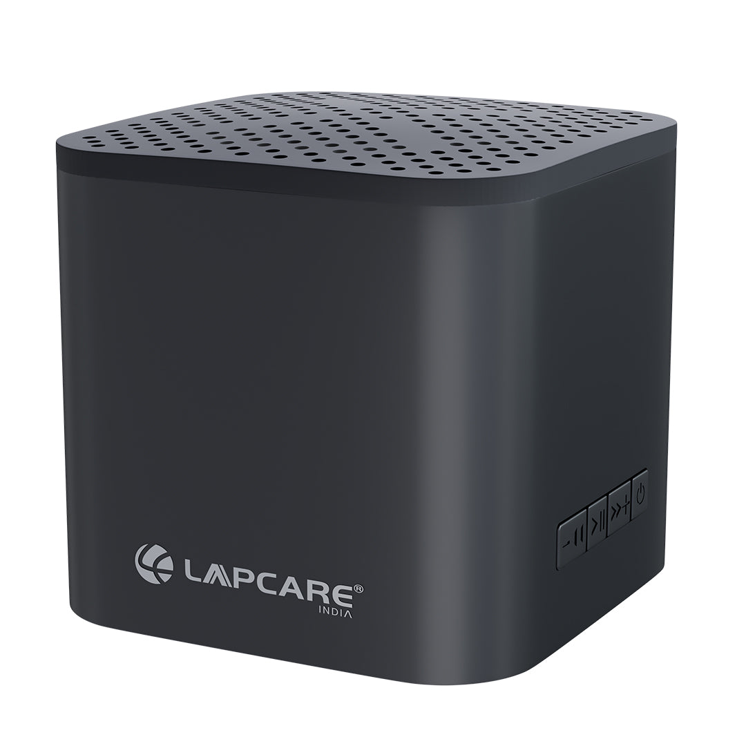 Kube lll 5W Portable Bluetooth Speaker with Mic & 8H Playtime (Black)