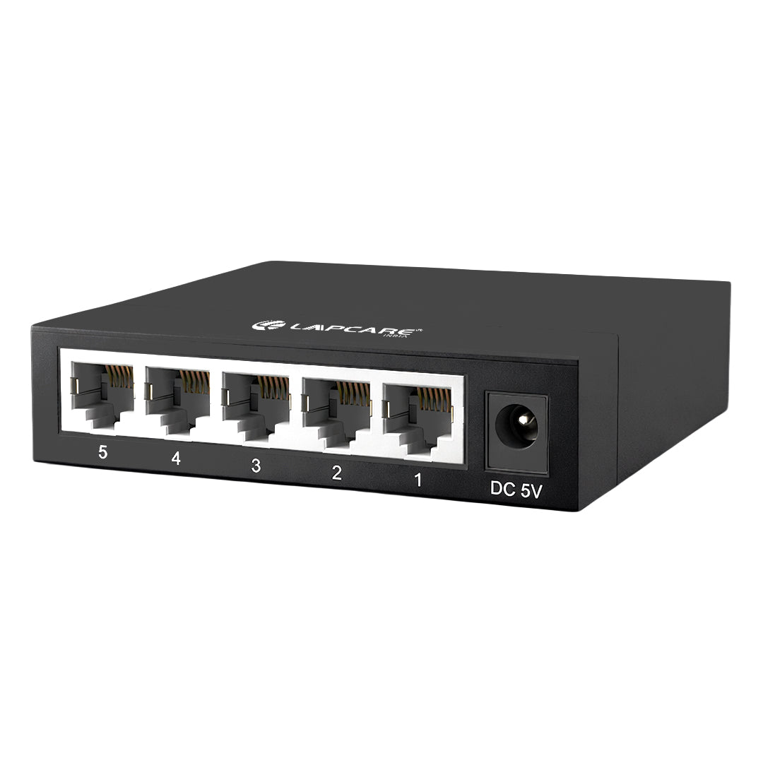 Laplink 5port Gigabit Ethernet Desktop Switch (LOX-079)
