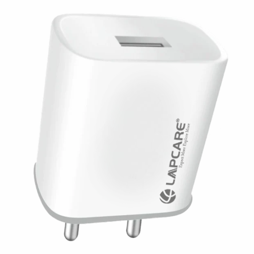 Lapcare Quick Wall Charger Single USB with Type-C Cable (LQW-10