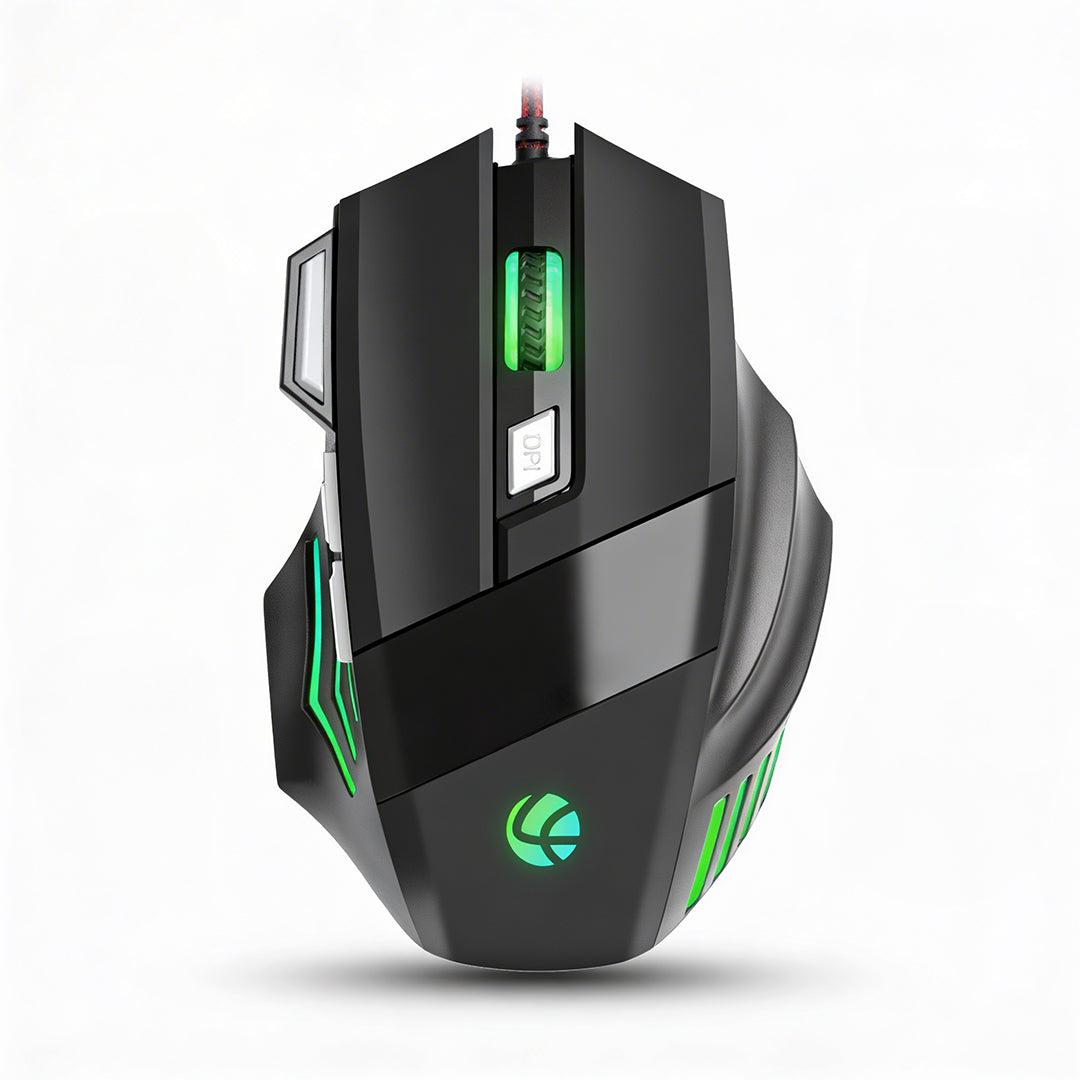 CHAMP Wired RGB Gaming Mouse With 7 Programmable Keys & 3600 DPI Adjustable (LOX-509)
