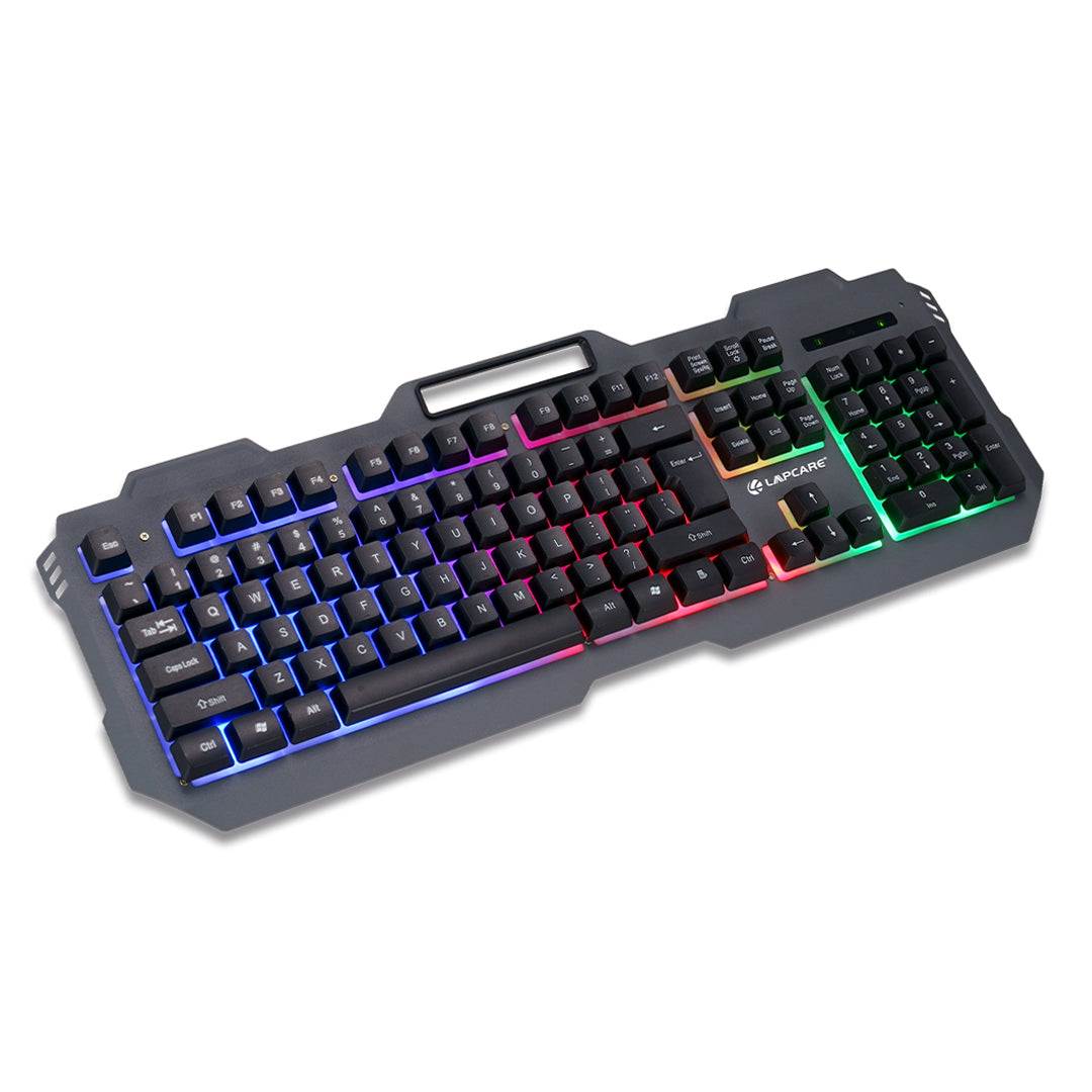 BLADE II Champ Series Rainbow Backlit USB Wired Keyboard With 104 Keys | Ergonomic & Durable (LGK-171)