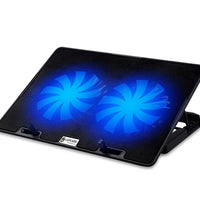 Chillmate - Cooling Pad, 2 USB Port, Dual Fan, upto 15.6" Laptop