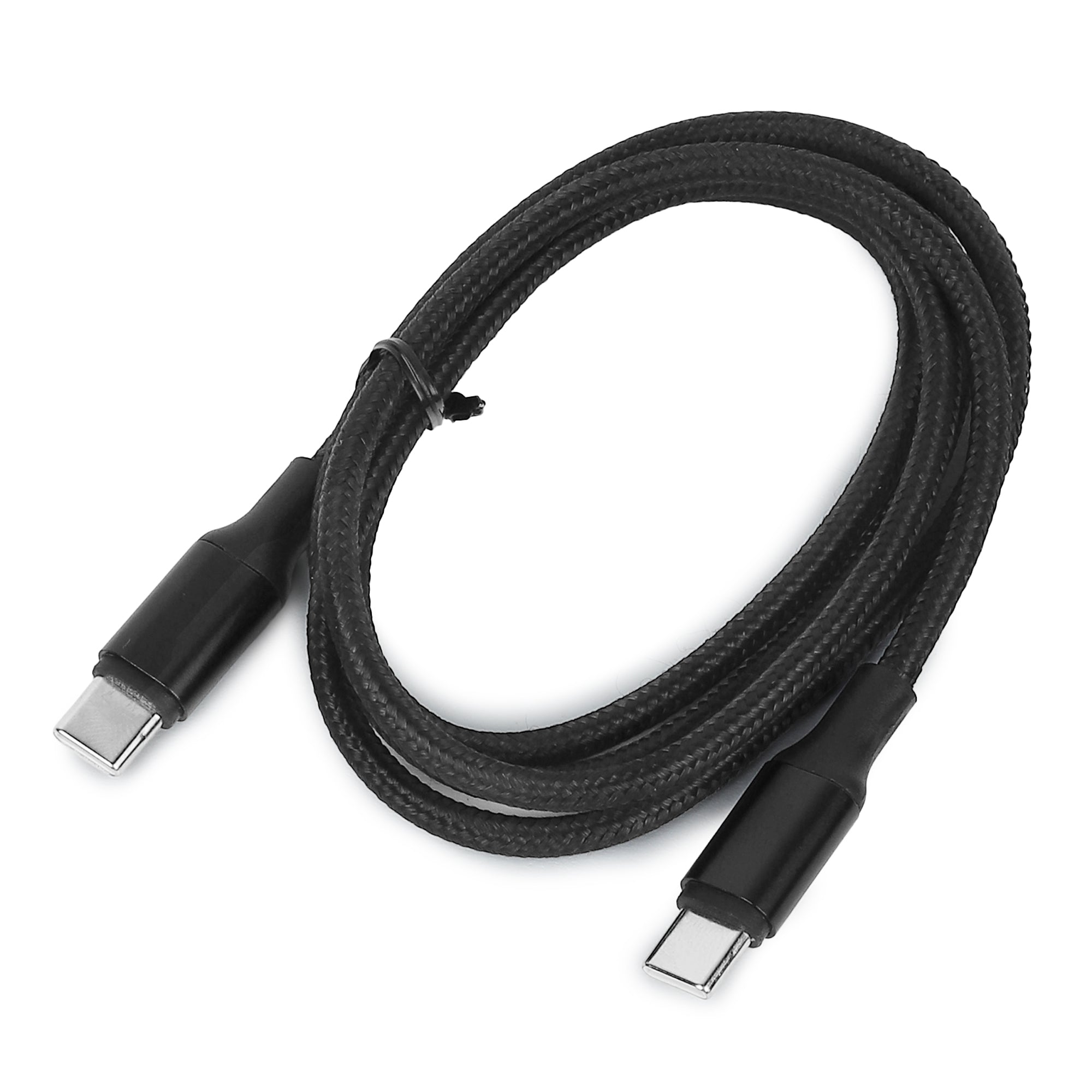 Lapcare Hook 65W Type-C to Type-C PVC Cable With Metal Shell (LTC-525) Black