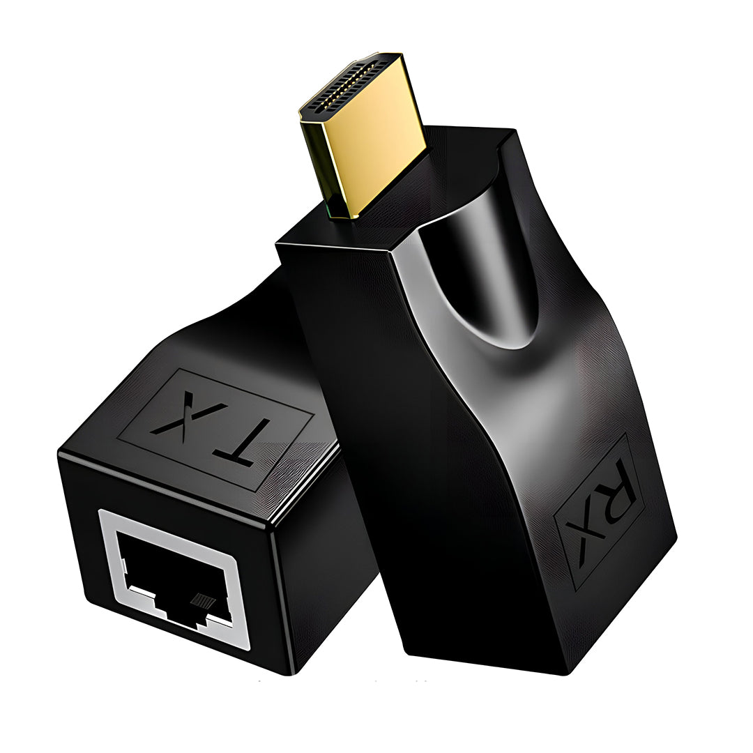 30M Transmission HDMI Extender 4K @30Hz, 1080p @60Hz, CAT5e/CAT6 Compatible (LHX-315)