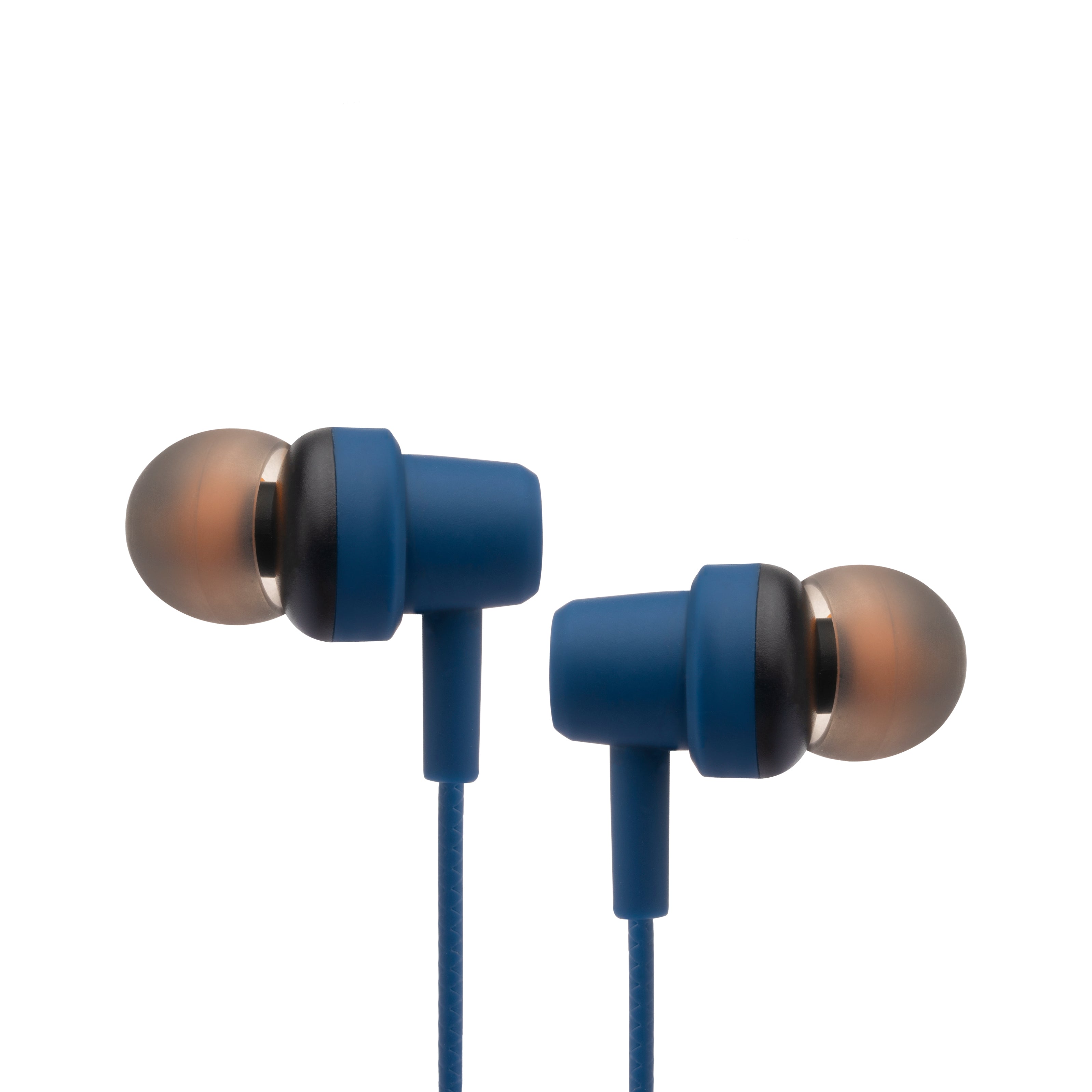 WOOBUDS VII wired Earbuds with inbuilt MIC- Blue (LBD-909)