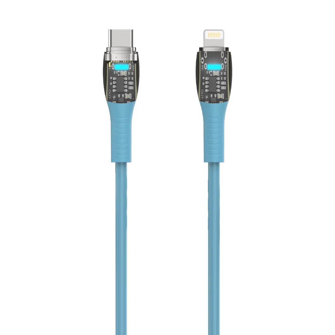 Hook Flat USB A to Type-C Braided Cable with Zinc Alloy Shell Grey (LTC-711)