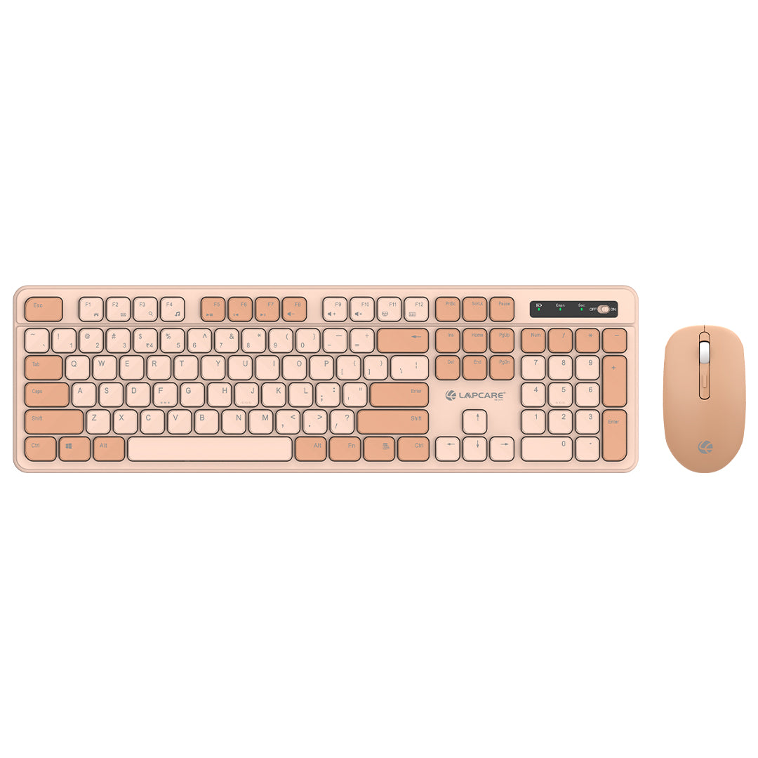 Ramon 5 Wireless Keyboard & Mouse Combo with 12 Multimedia Keys & 3200 DPI Mouse (WL-108)
