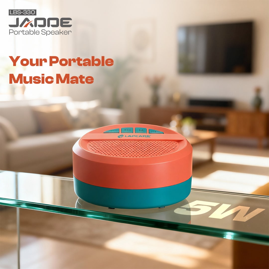 JADDE Portable Bluetooth Speaker With Up to 8H Playtime & Built-in Microphone (LBS-330)