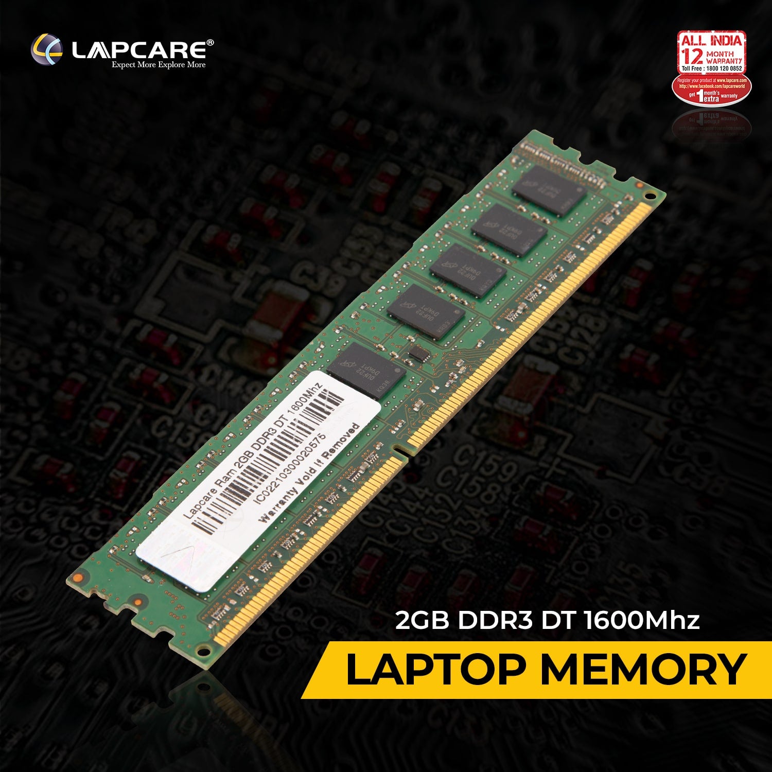 Ram 2GB DDR3 Desktop 1600 Mhz