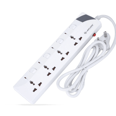 4 way extension board with spike buster 5Mtr cable (LS- 403)