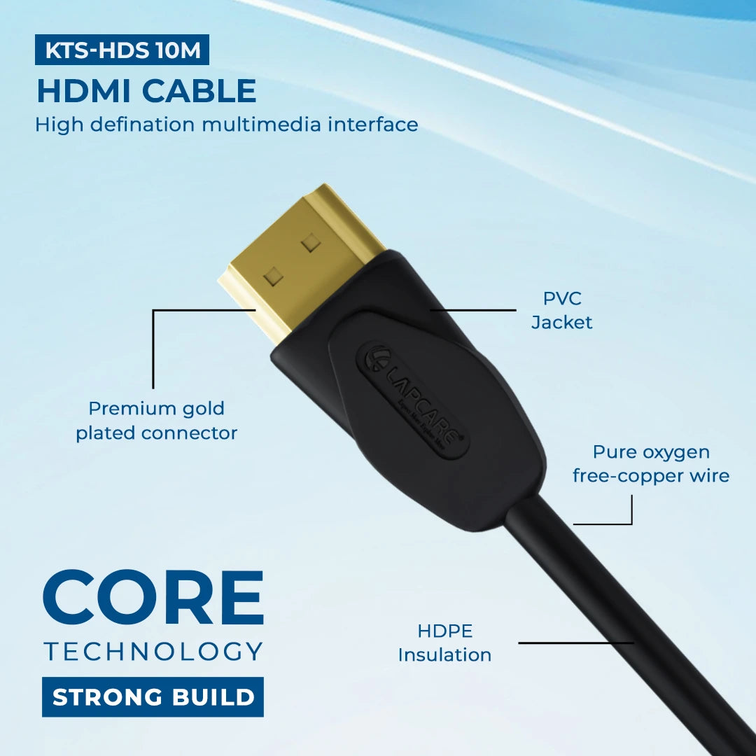 Lapcare HDMI cable 10M V1.4 BC