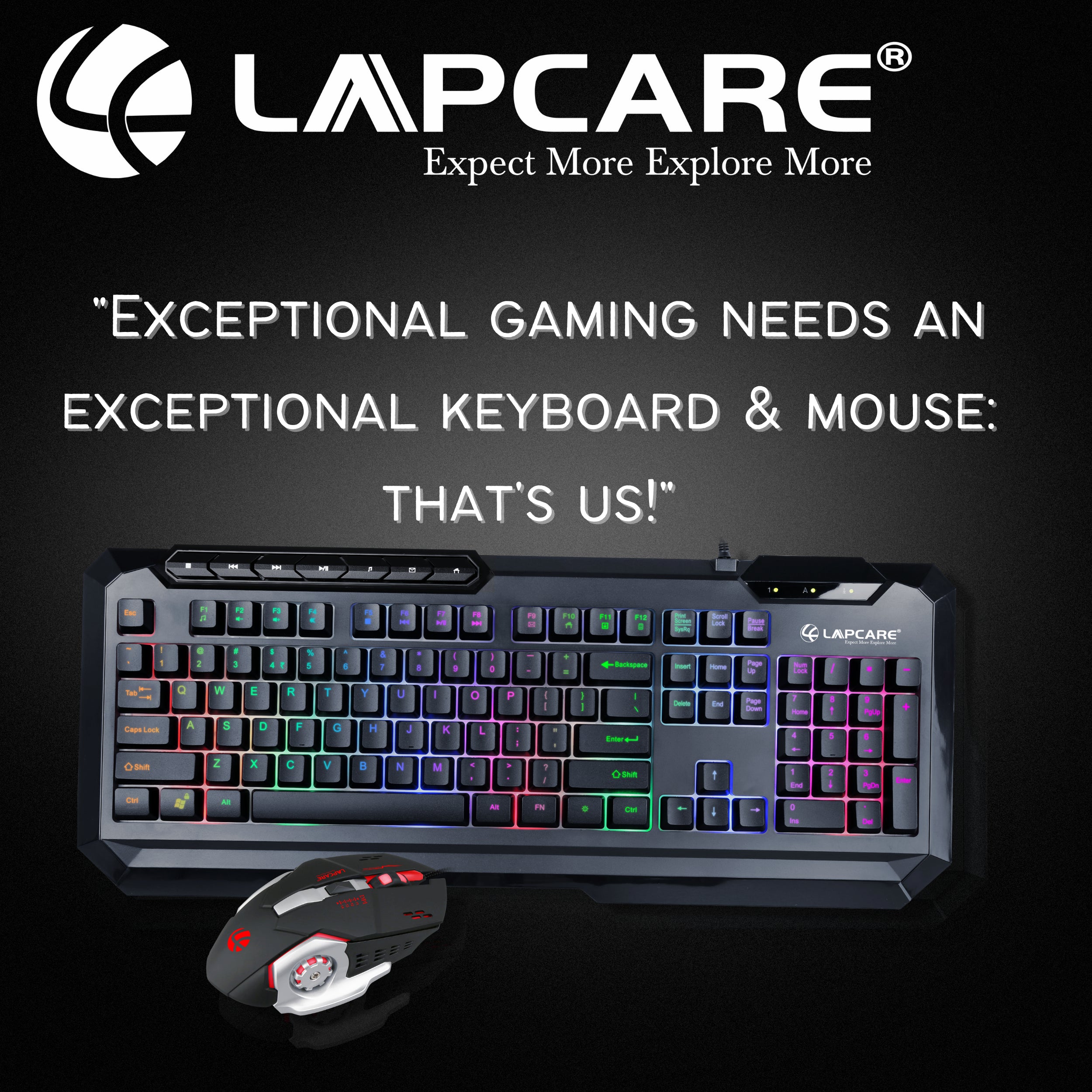 Champ RGB Rainbow Gaming Combo(LGC-003) (LGC-003)