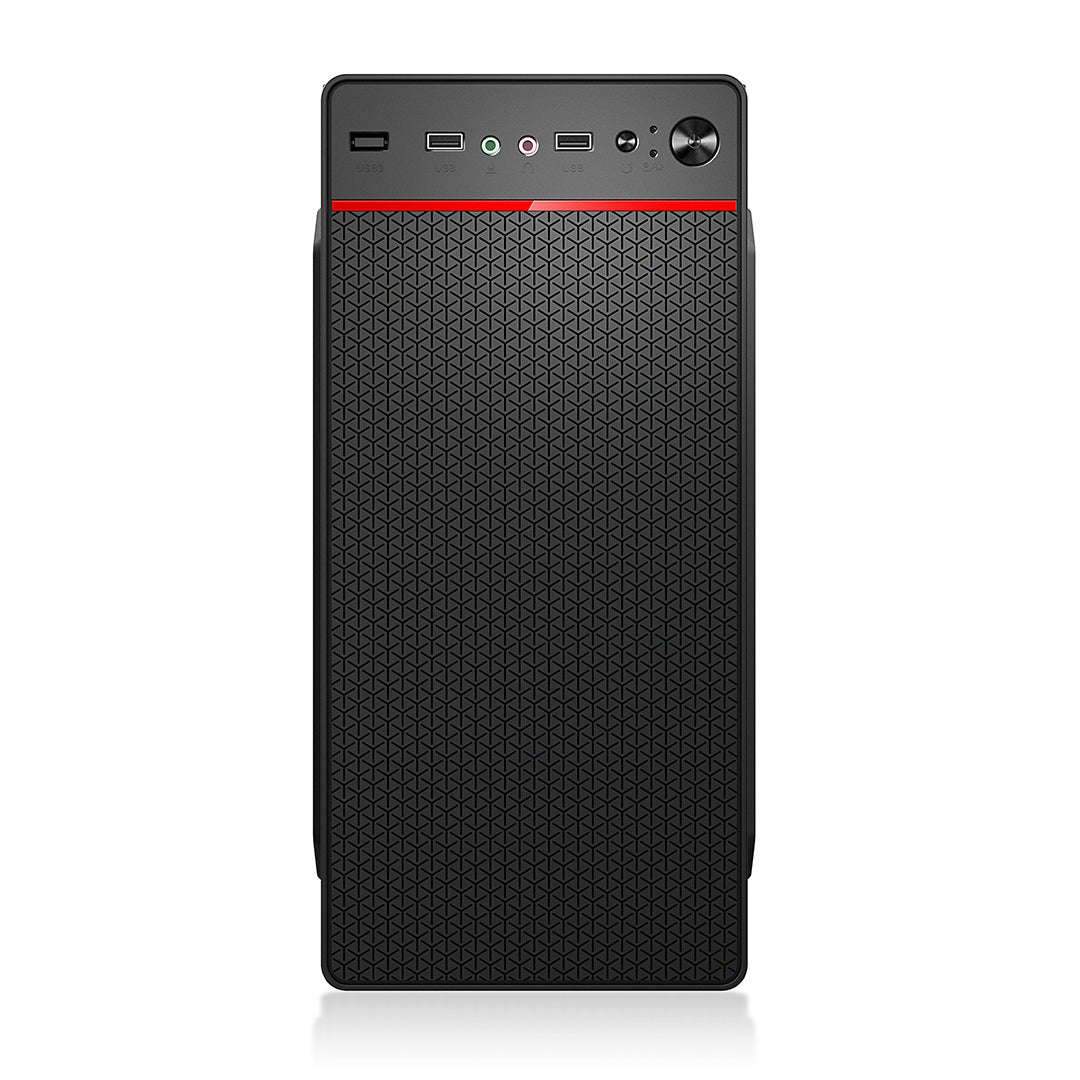 Infinity 1 Compact Micro ATX/ITX Case with Dual USB and Optimized Airflow (LOX-050)