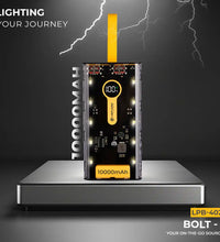 Bolt I 10000mAh Power Bank Black+Yellow (LPB-402)