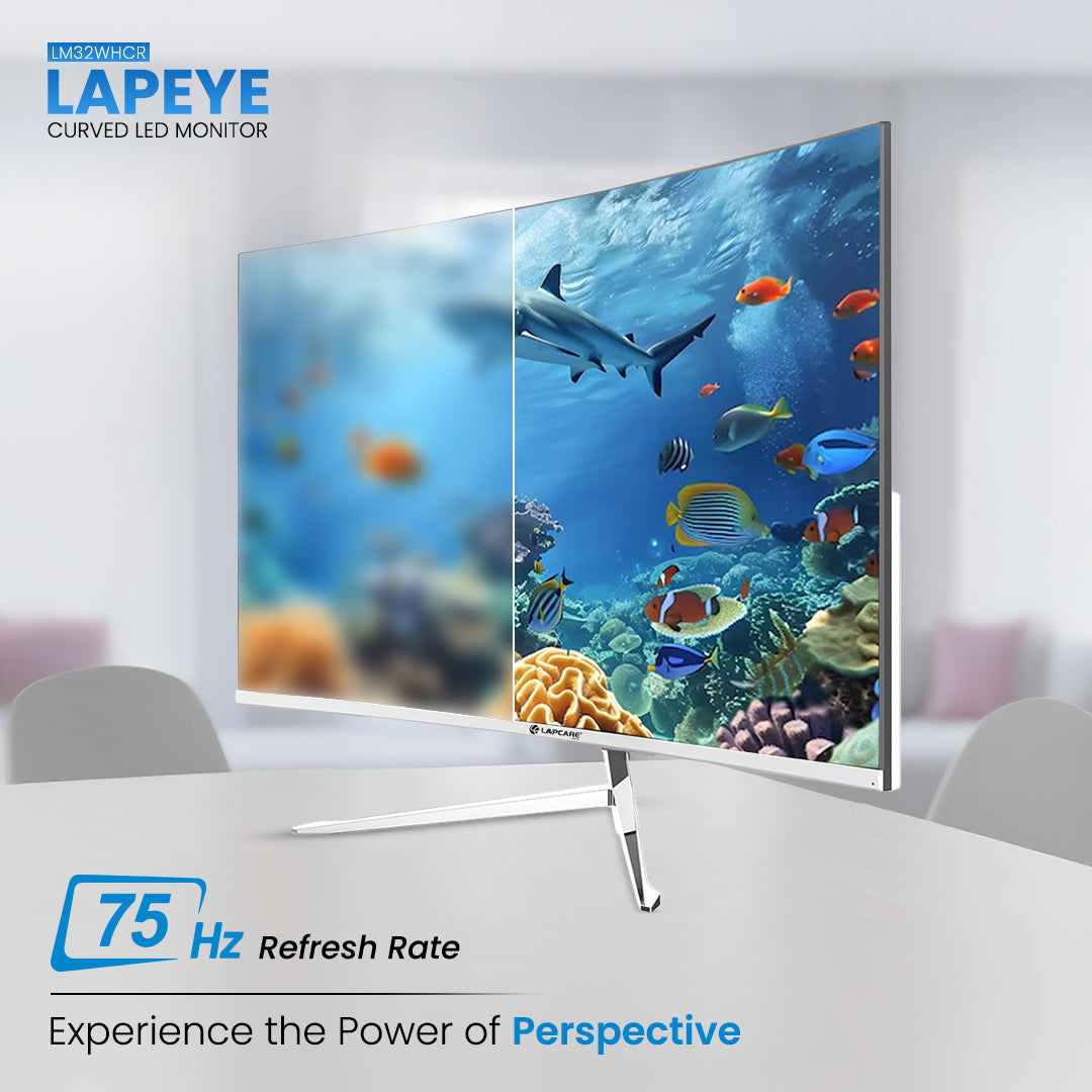 CURVE Lapeye LM32WHCR 32" Curved LED Monitor, Full HD, 75Hz (LM32WHCR)