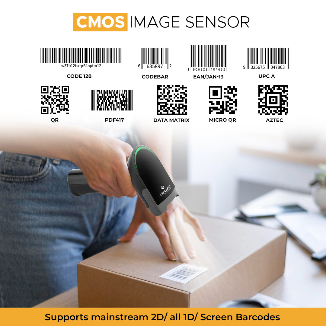 2D Wireless 2.4G+Bluetooth BARCODE SCANNER (LLBS-007)