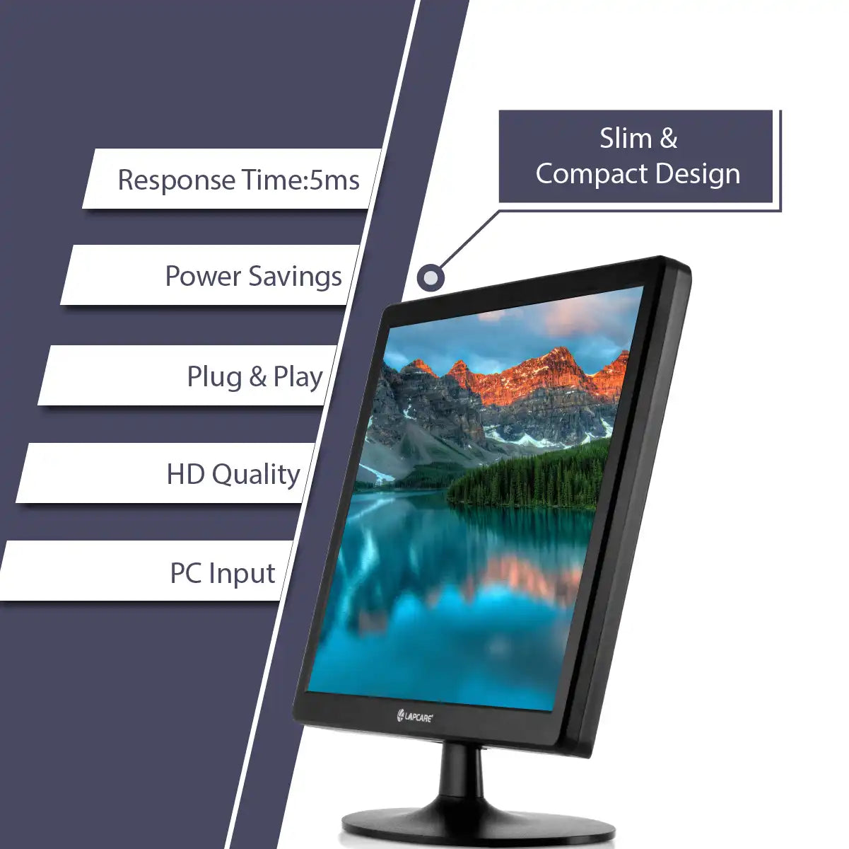 17" LED Monitor - (43.18CM) VGA HDMI (LM17SQ)