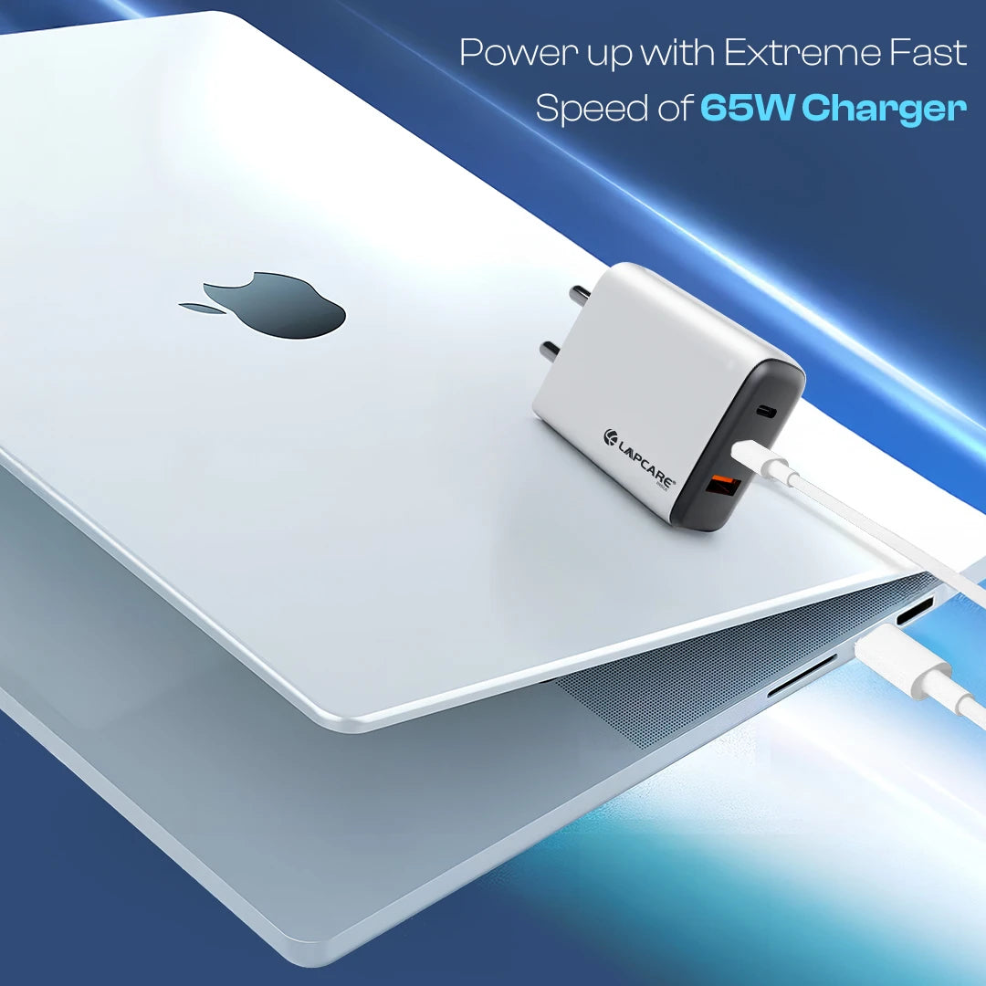 Thumby Trio 65W GaN Fast Charger with Dual PD & USB-A Ports (LQW-359)