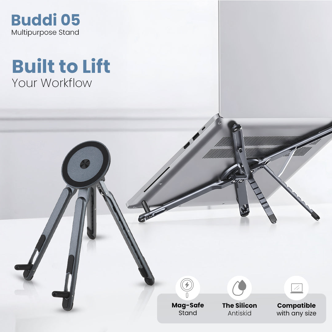 BUDDI 05 Multipurpose laptop / Mobile / Tablet stand (LOX-023)