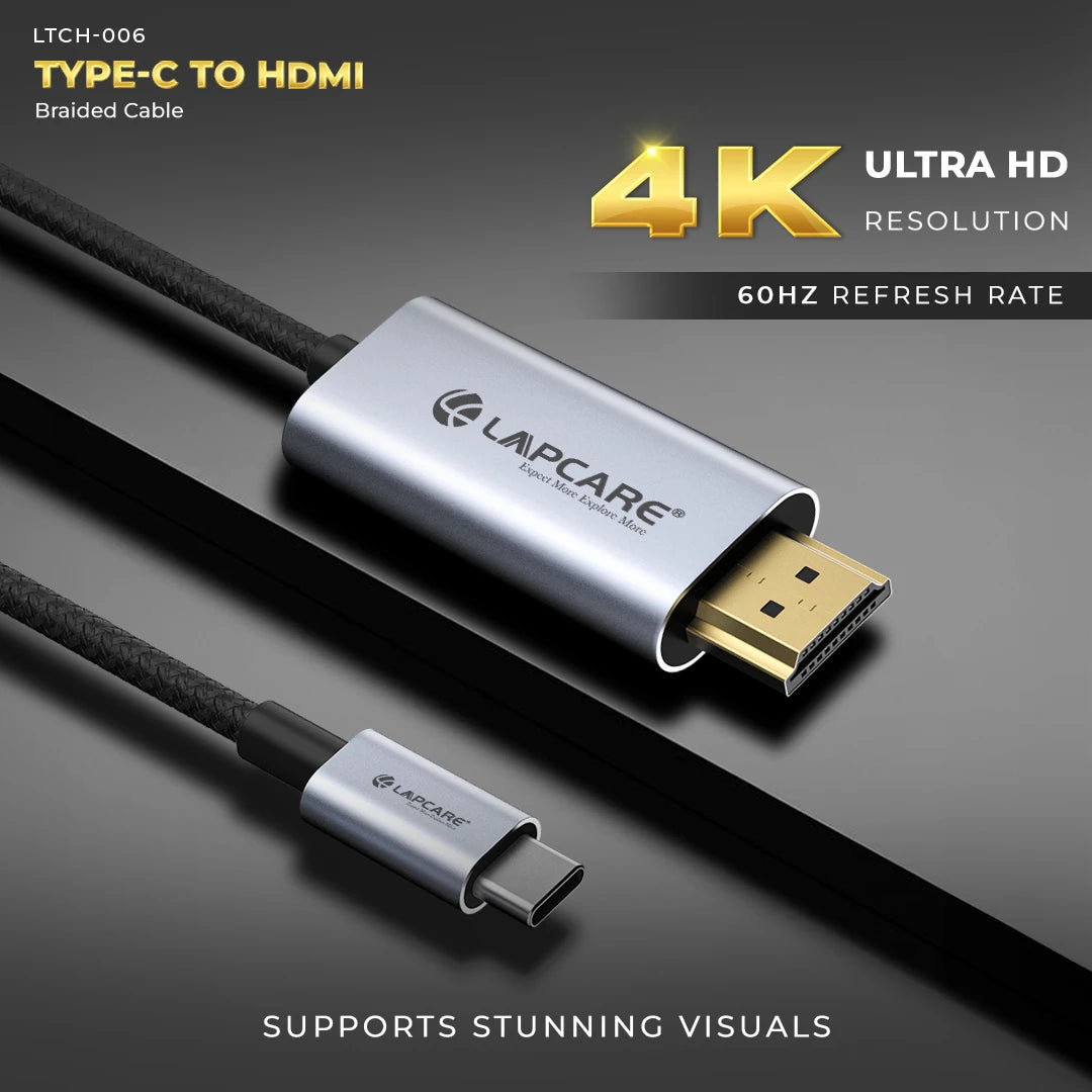 Type-C to HDMI Cable (1.5M) (LTCH-006)