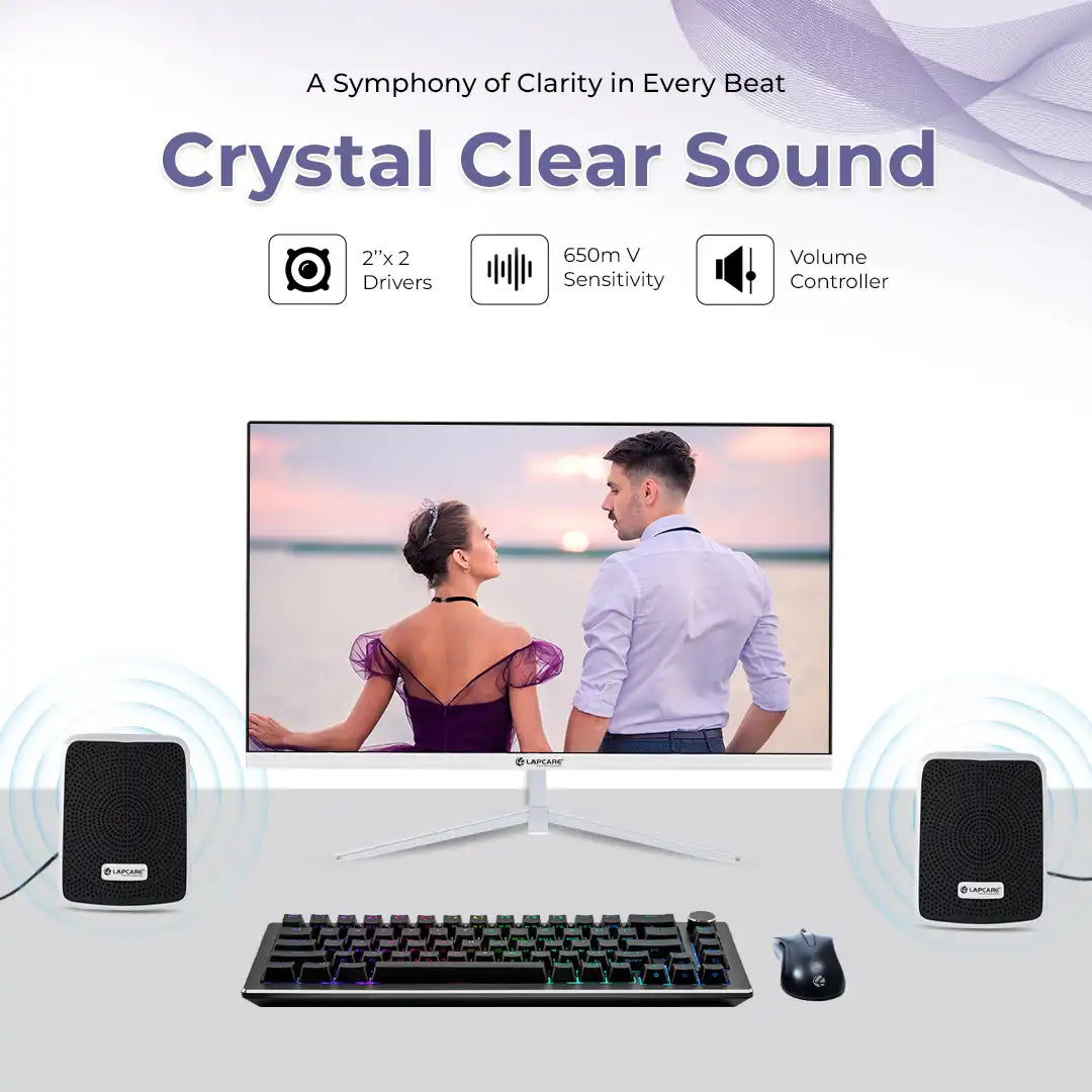 Twiny 2 Computer Speaker White (LUS-204)