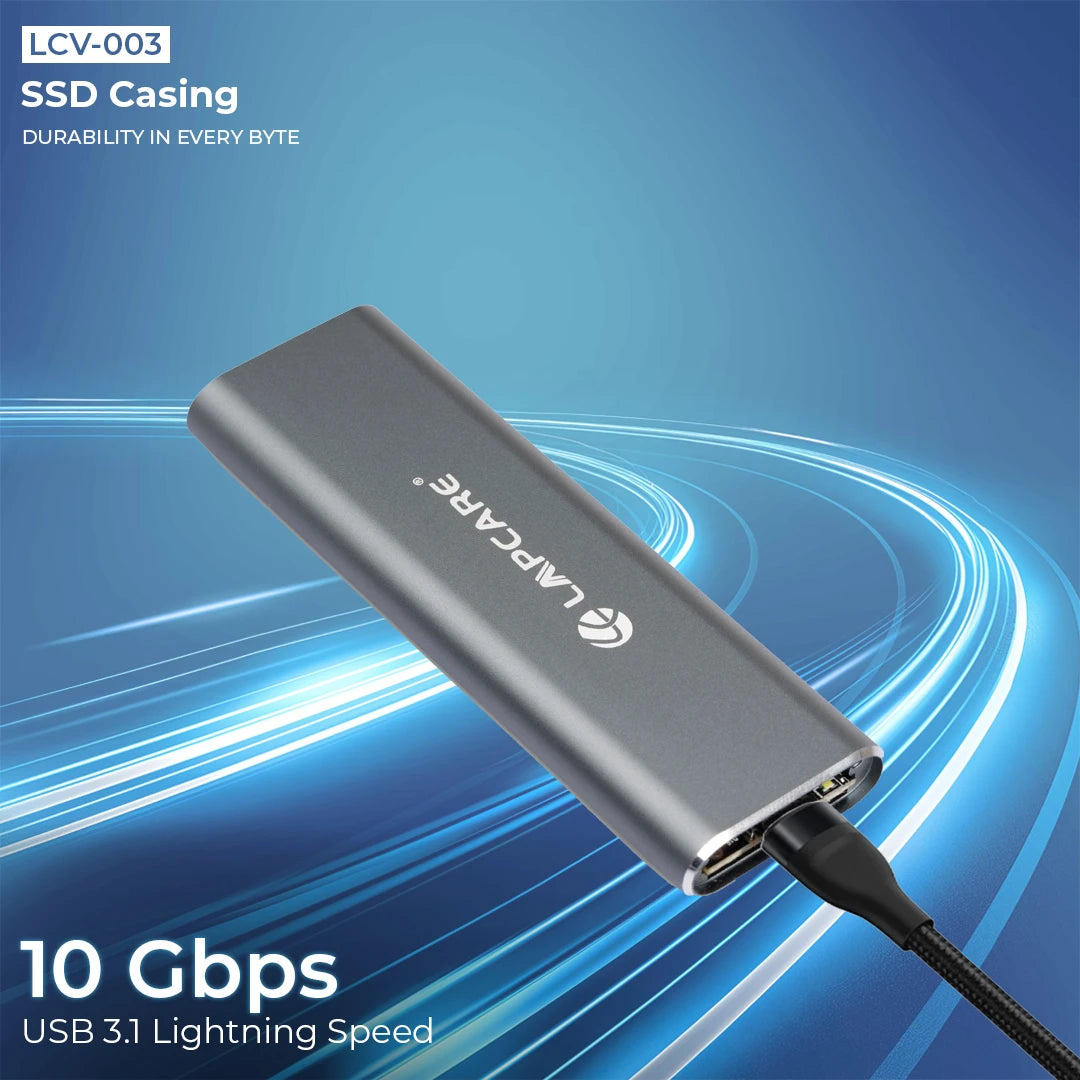 Metal SSD Casing for M.2 NVMe with cable M.2 NVMe