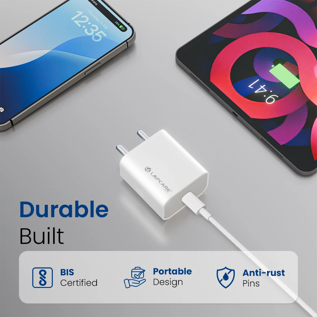 20W Quick Wall Charger With Type -C to Type- C Cable (LQW-134C)