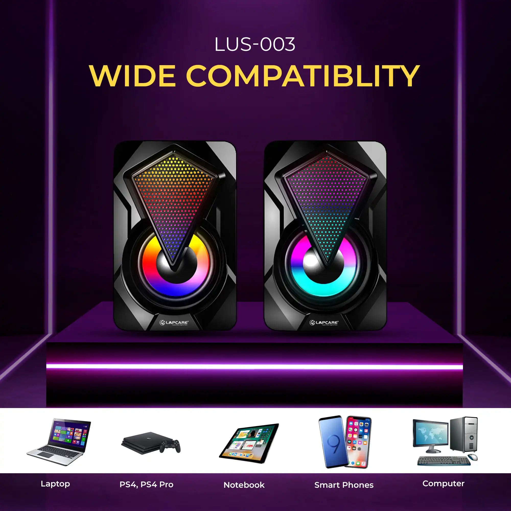 6W USB 2.0 GAMING SPEAKER (LUS-003) 6W