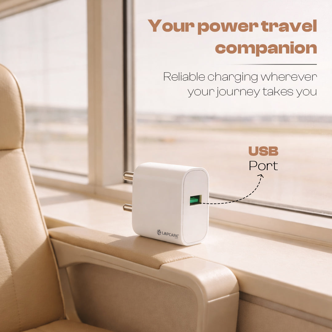 Power Buddy 20W Quick Wall Charger with USB to Type-C Cable (LQW- 323)