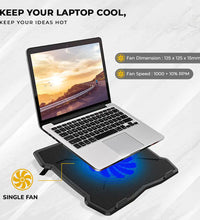 Lapkool 1 Cooling Pad with Single Fan Laptop Stand