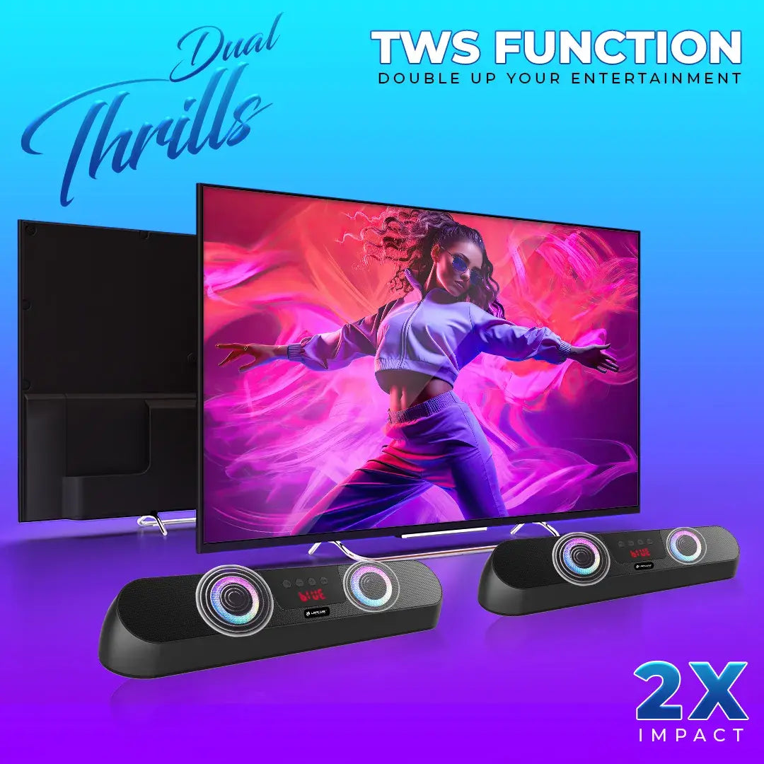 Musi Bar III Portable 16W BT Soundbar Black (LSB-603)