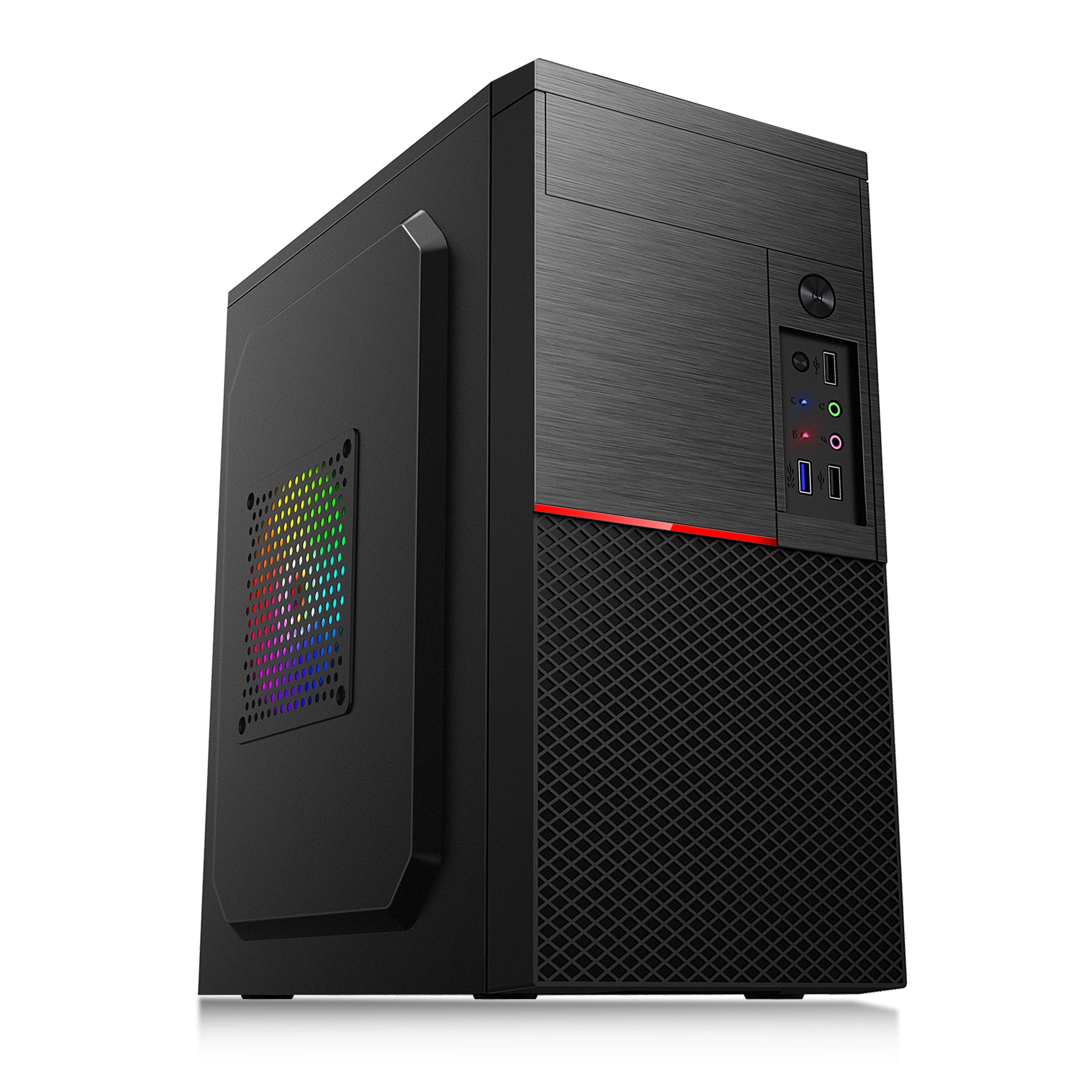 Infinity Micro ATX/ITX Computer Case with SMPS Ð Dual USB & Optimized Airflow (LOX-051)