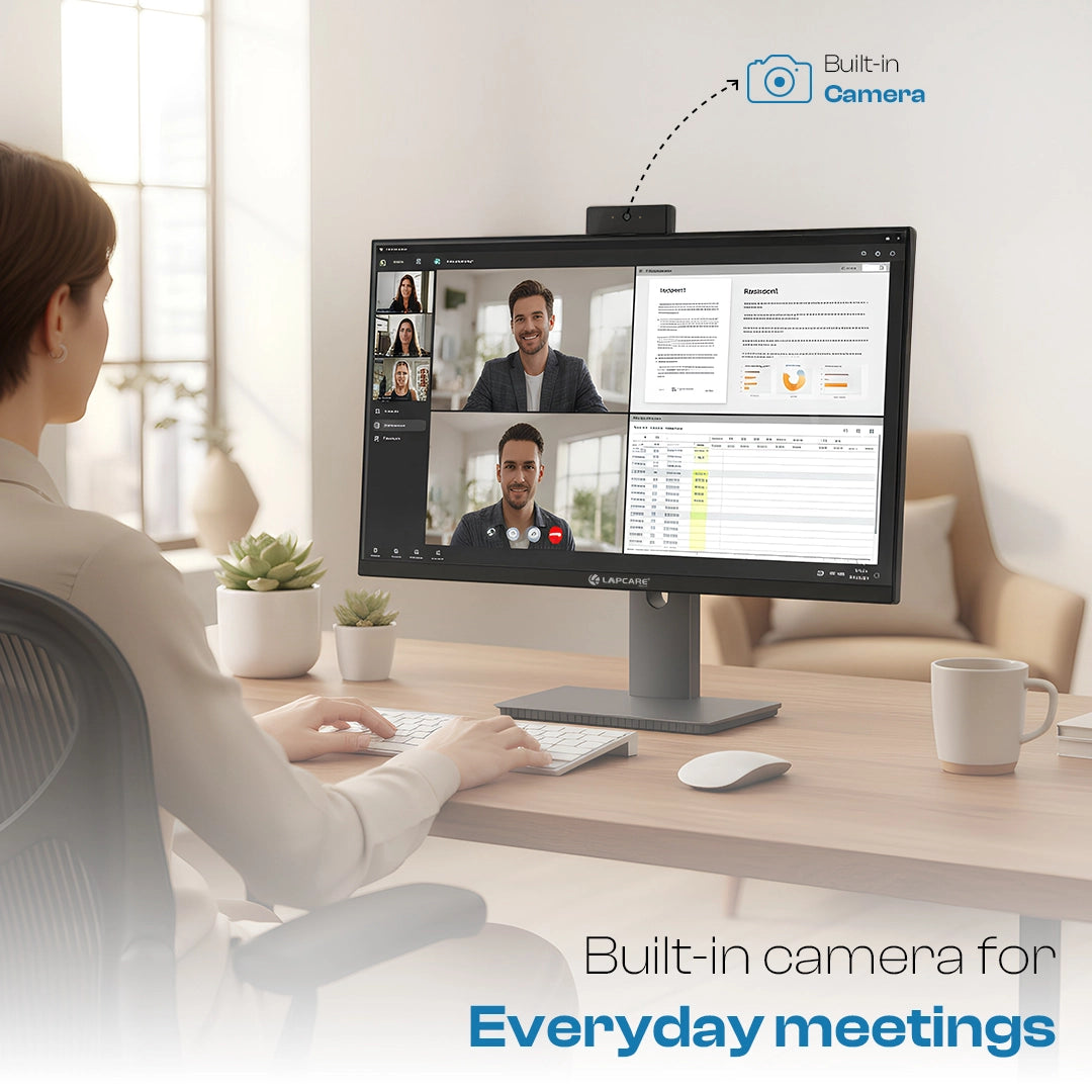LM24GMW 24" (60.45 cm) LED Monitor with Inbuilt 2MP camera