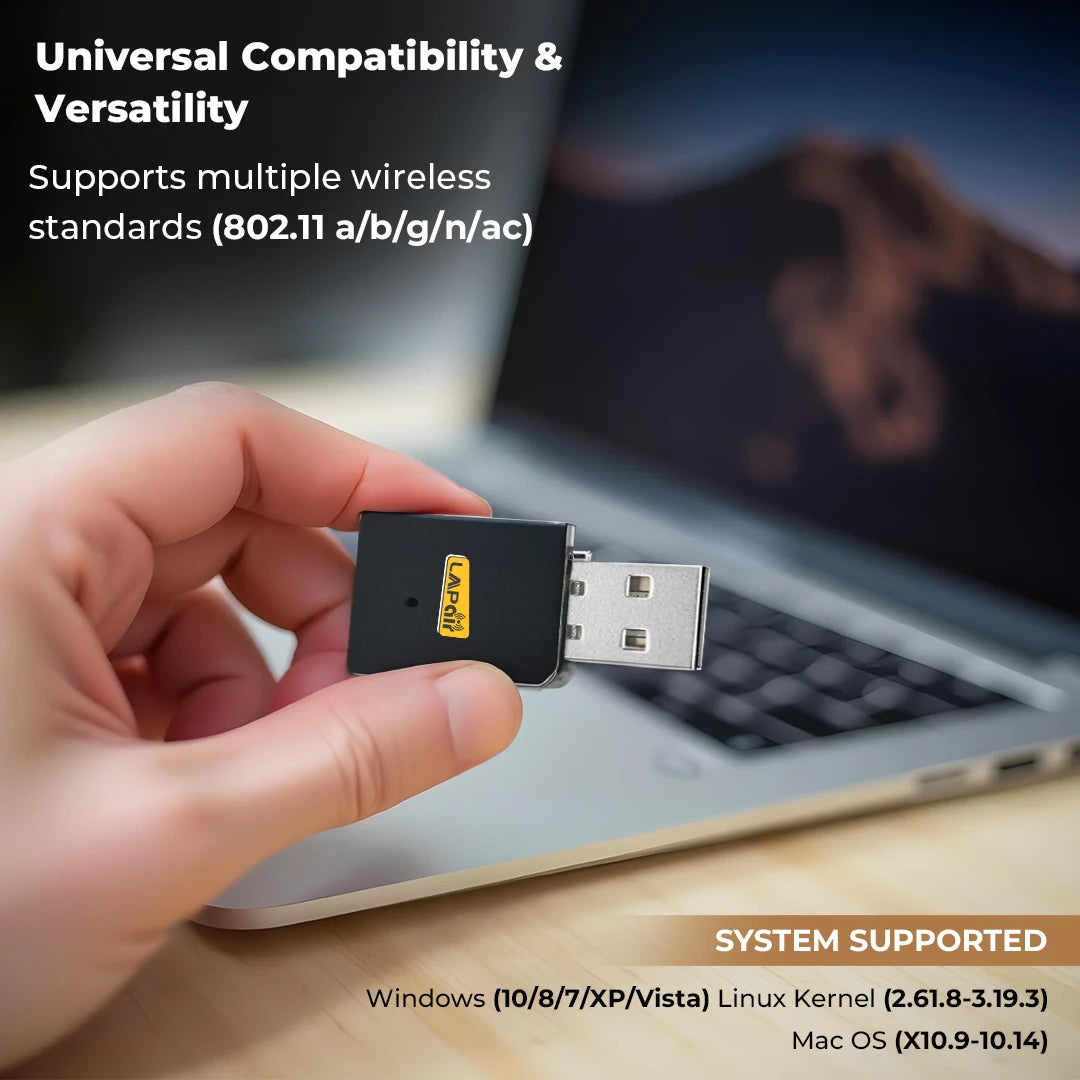 Lapair Wireless 300Mbps NANO USB 2.0 Adapter (LWD-300)