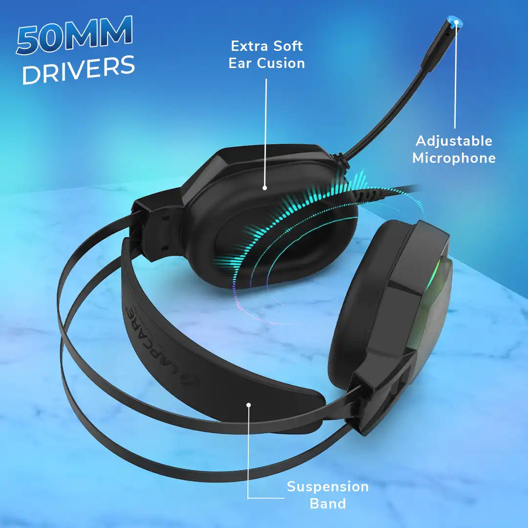 Bunker II Champ Gaming Headset 3.5mm+USB Jack (LHP-204)