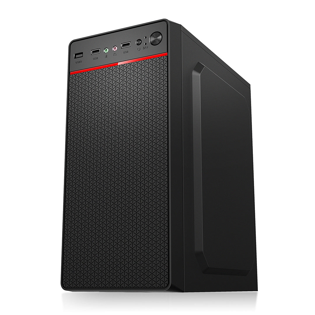 Infinity 1 Compact Micro ATX/ITX Case with Dual USB and Optimized Airflow (LOX-050)