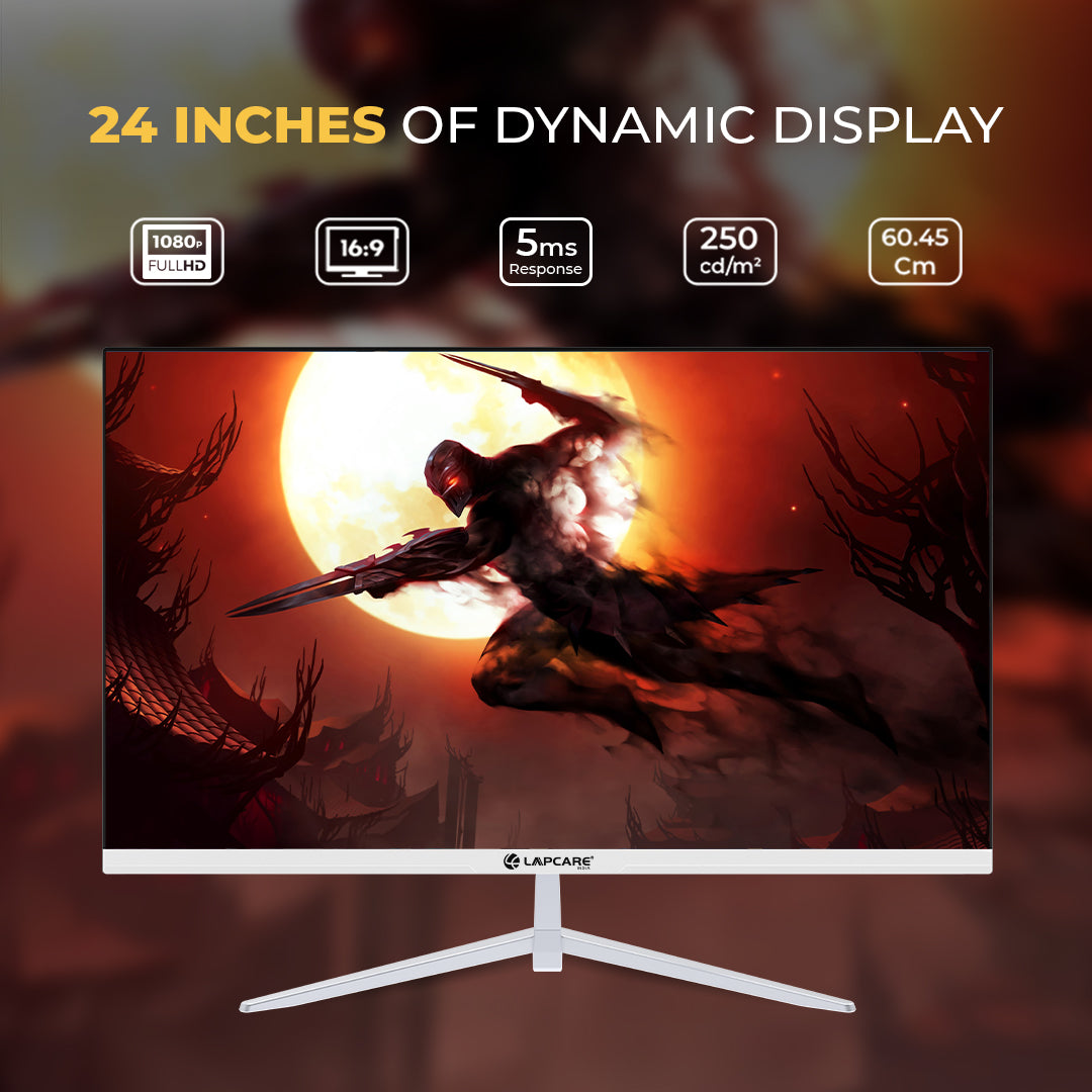 24" LED Monitor - (60.45CM) With 60Hz & 1920X1080 resolution (LM24WFHD)