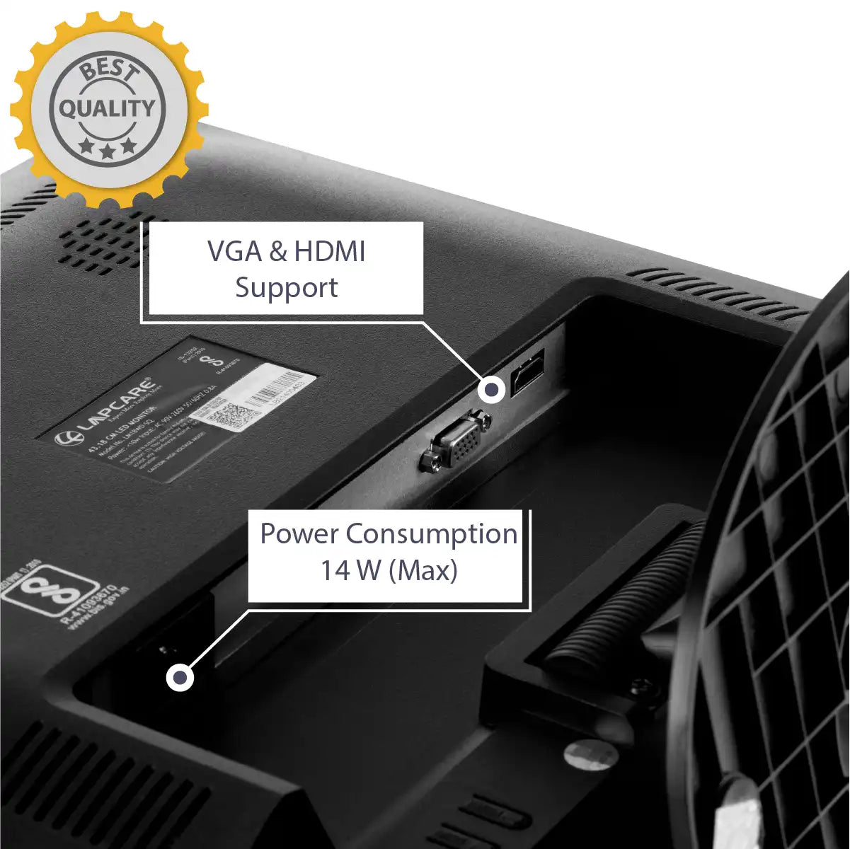 17" LED Monitor 43.18CM (VGA HDMI) (LM18WD-SQ)