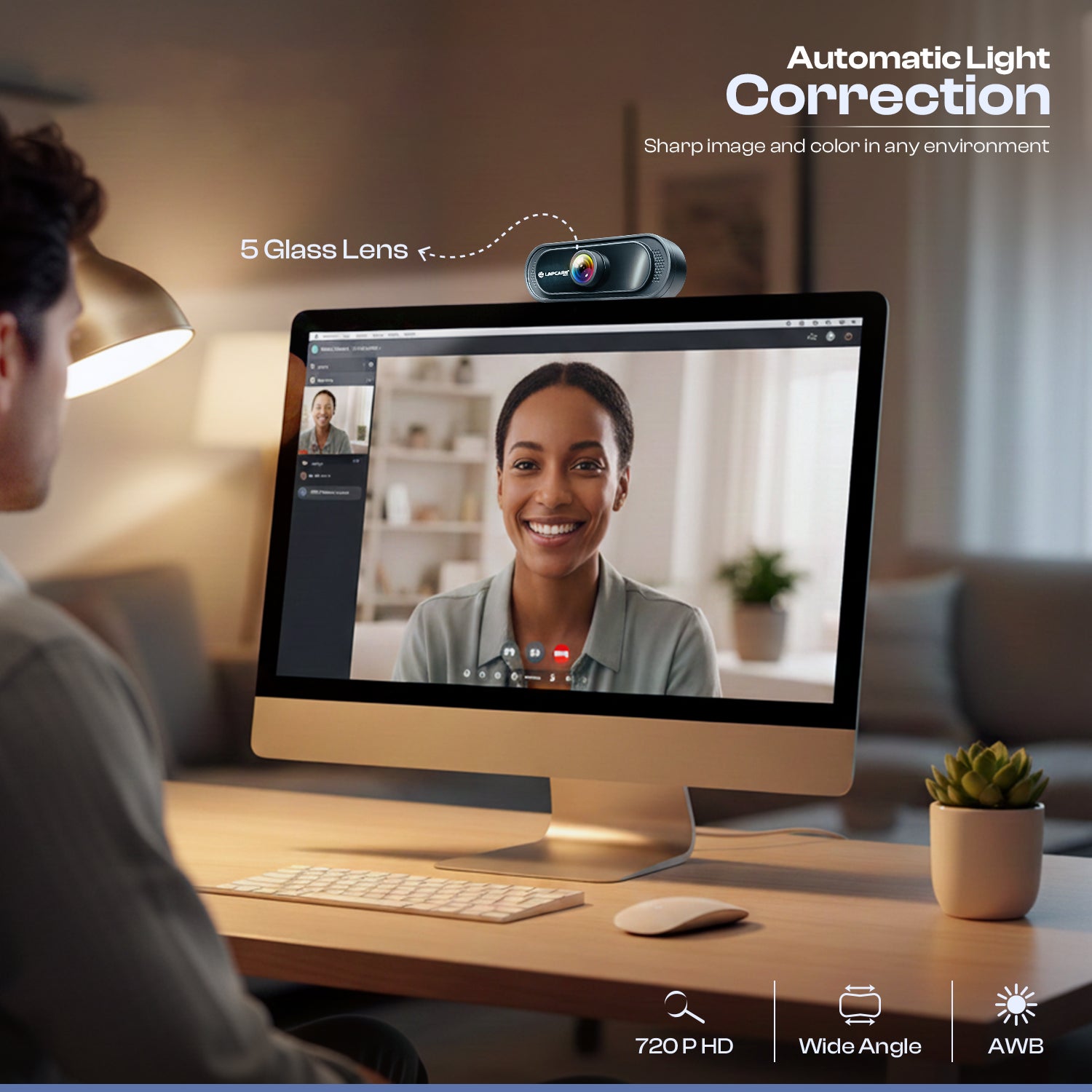 Lapcam web camera HD 720P LWC-042