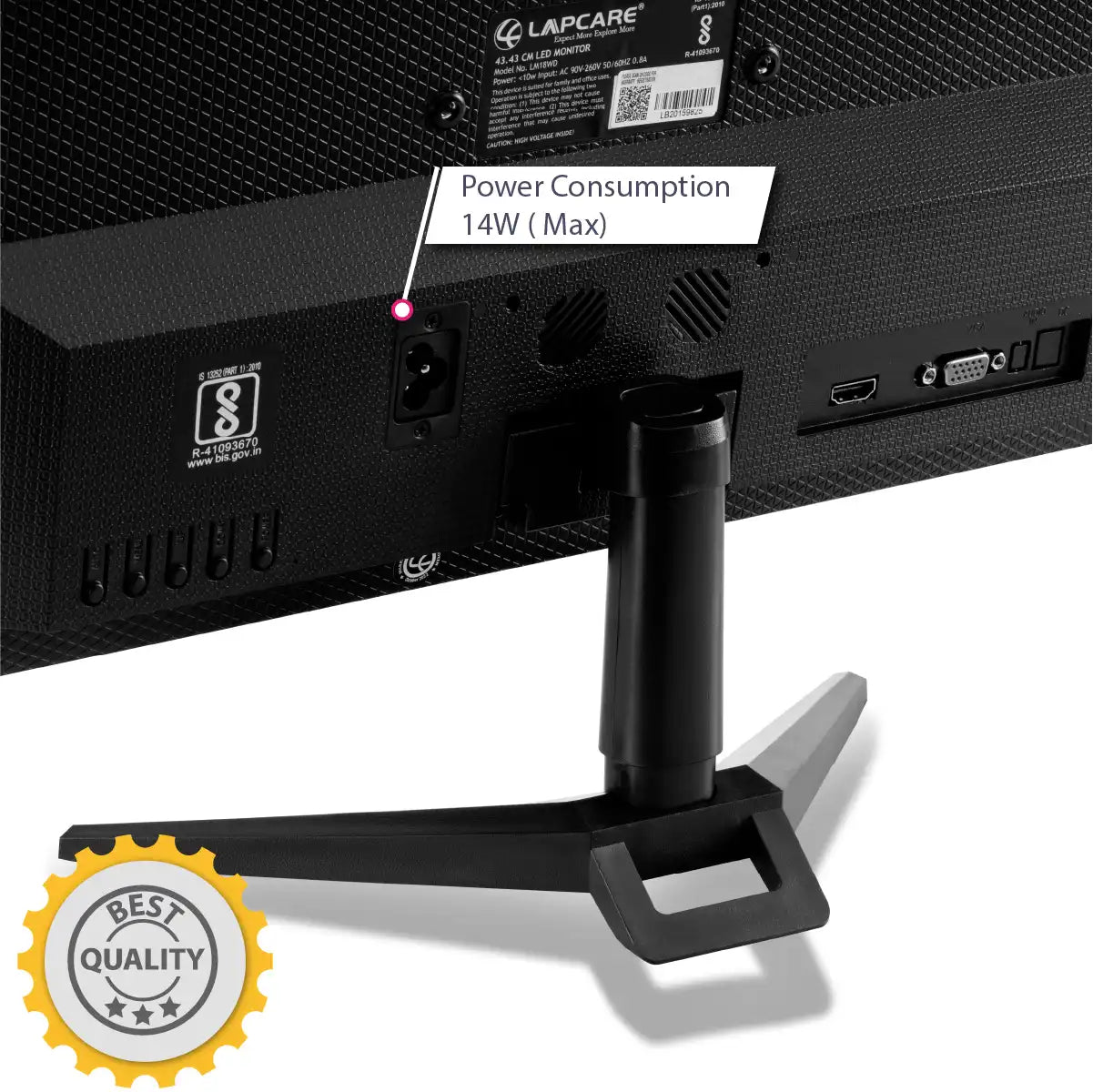 17.1" LED Monitor - wide (43.43CM) VGA & HDMI (LM18WD)