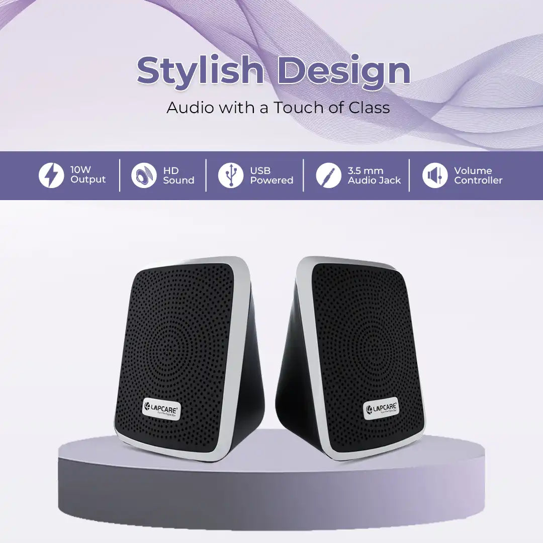 Twiny 2 Computer Speaker White (LUS-204)